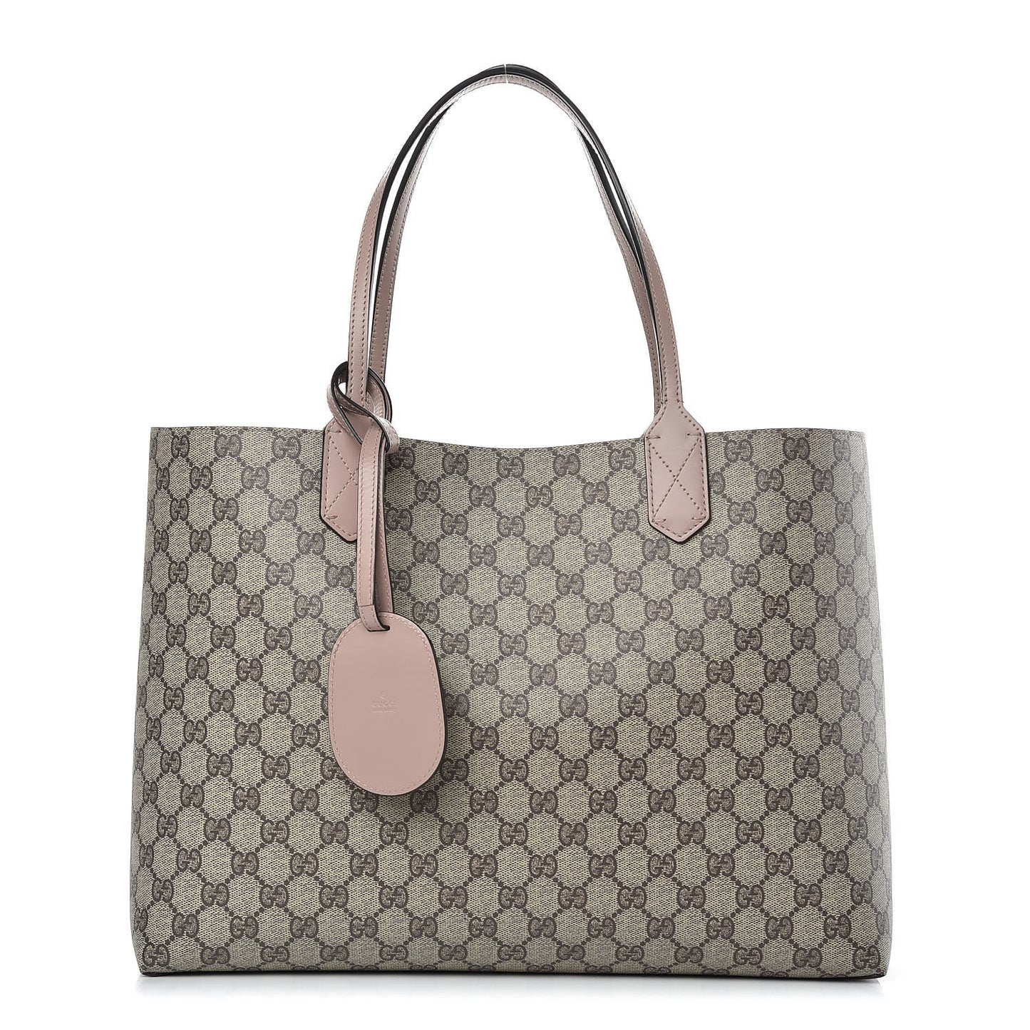 GG Supreme Monogram Medium Reversible Tote Beige Dark Cipria