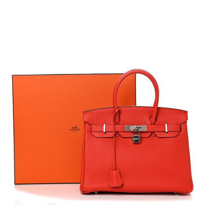 Hermes Togo Birkin 30 Capucine 10 of 10