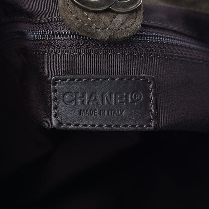 Chanel Suede Stitched Hobo Brown 6 of 11