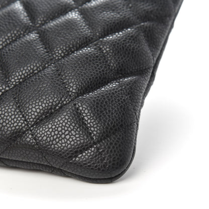 Chanel Caviar Quilted Medium Cosmetic Case Black 9 of 9