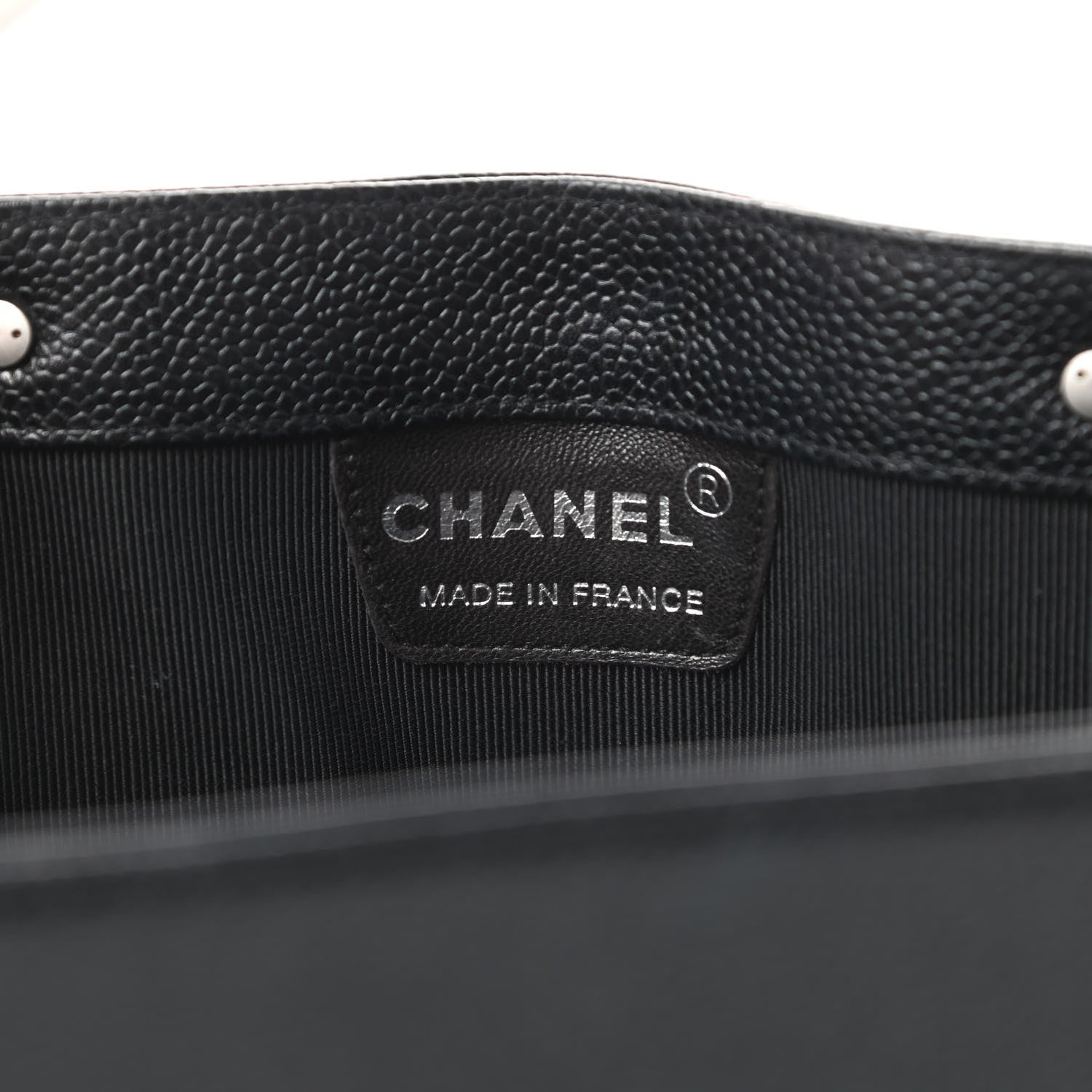 Chanel Caviar Metal Handle Tote Black 6 of 13