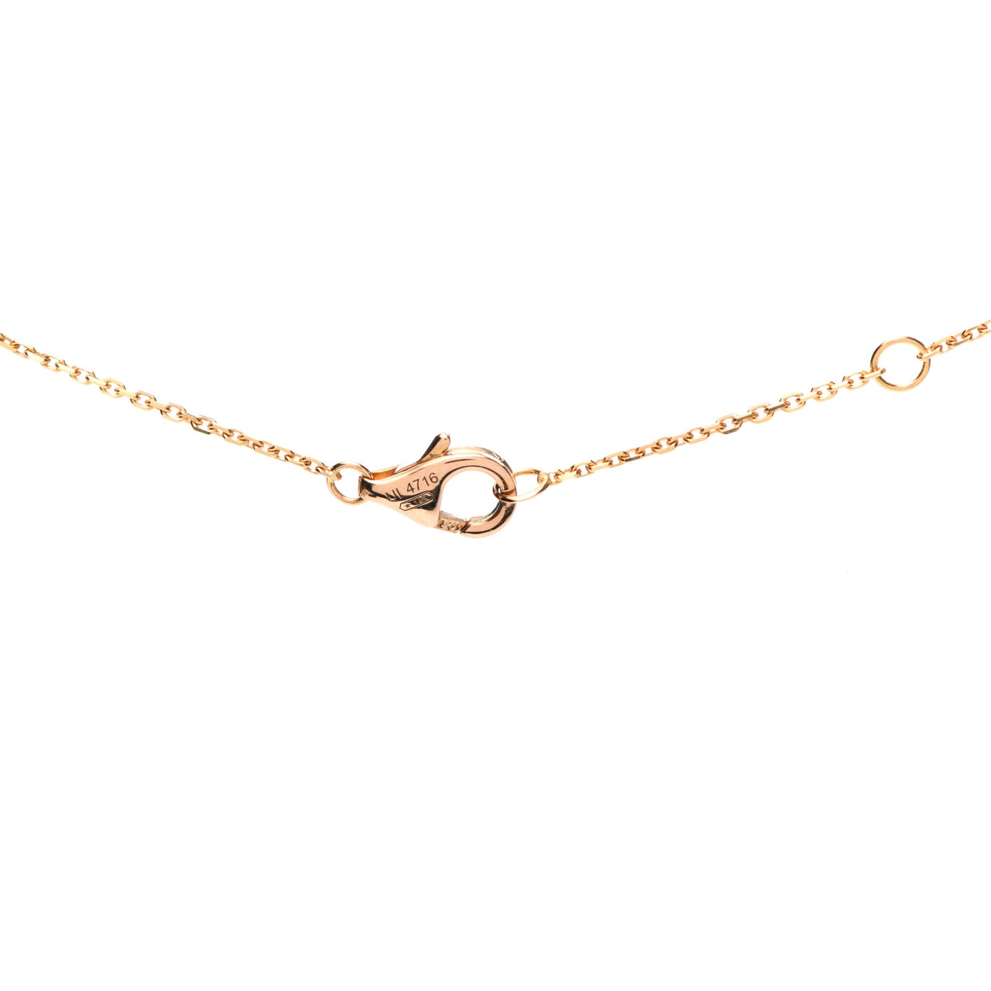 18K Pink Yellow White Gold Pink Spinel Trinity Pendant Necklace