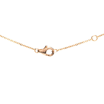 Cartier 18K Pink Yellow White Gold Pink Spinel Trinity Pendant Necklace 5 of 6