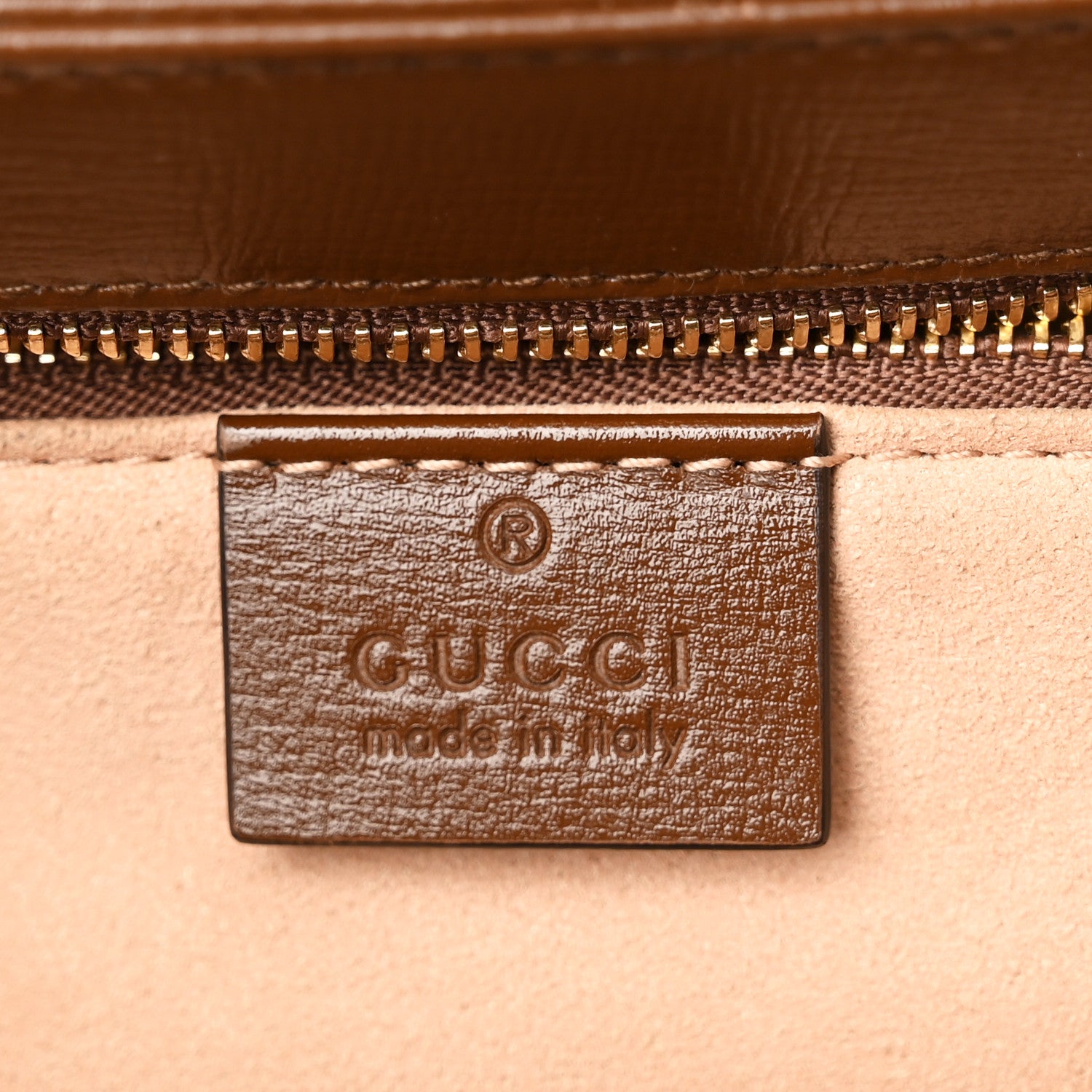 Gucci GG Supreme Monogram Horsebit 1955 Shoulder Bag Beige Brown Sugar 6 of 10
