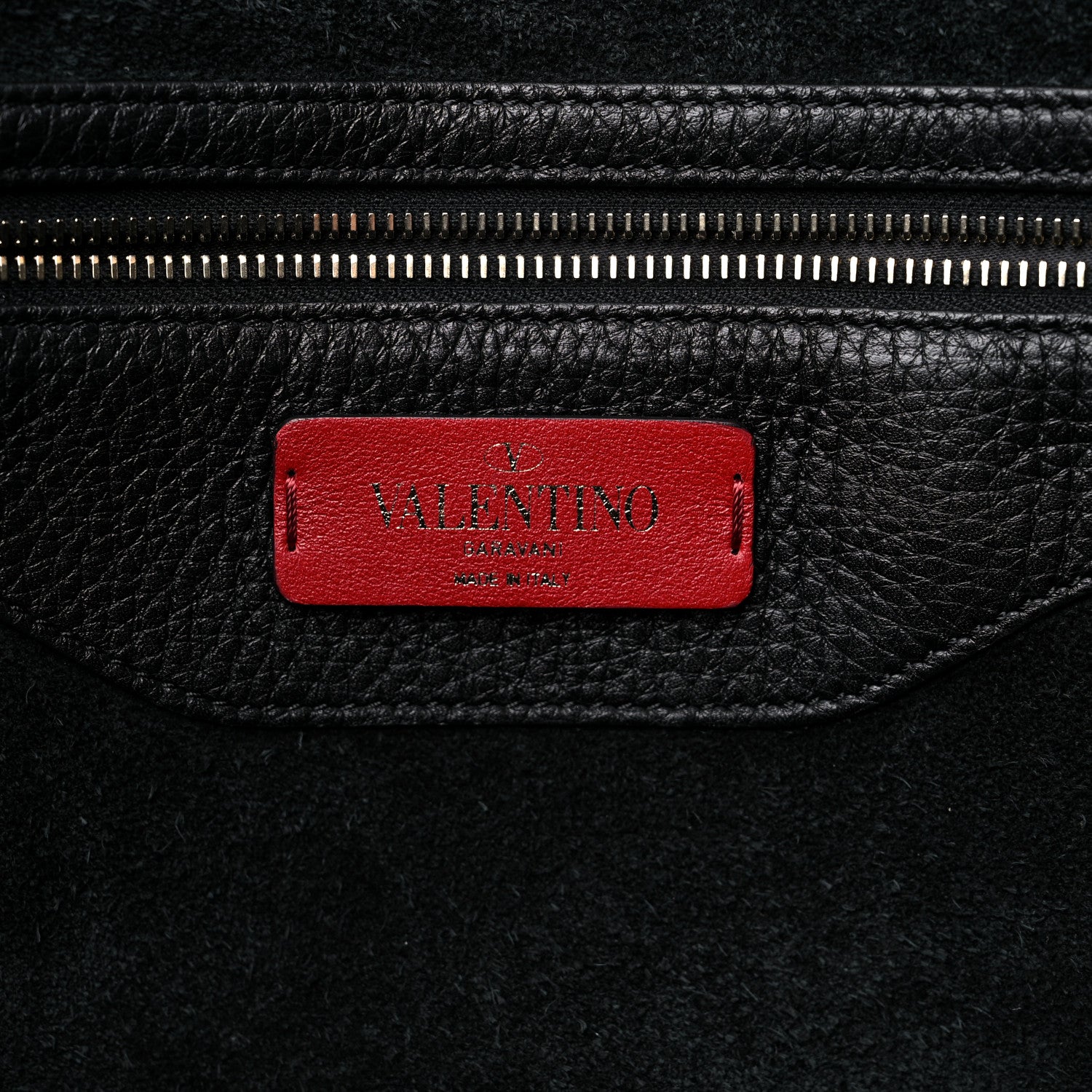 Valentino Garavani Grained Calfskin Rockstud Shoulder Tote Black 6 of 12