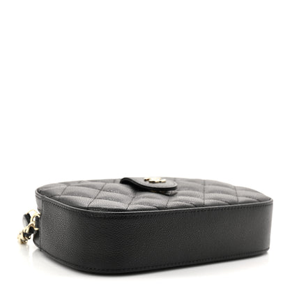 Chanel Caviar Quilted Chain Camera Bag Black 4 of 11