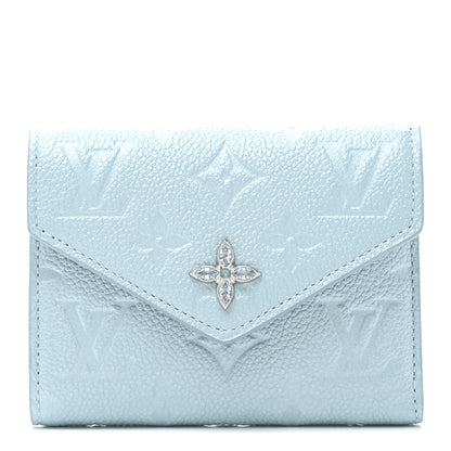 Louis Vuitton Empreinte Monogram Flower Victorine Wallet Azur Frost 1 of 7