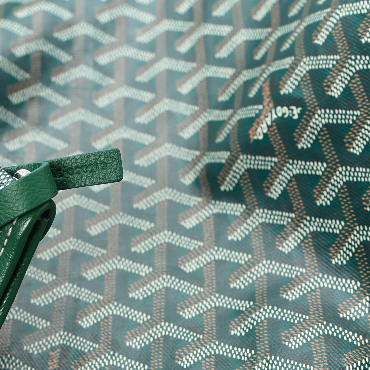 Goyard Goyardine Saint Louis GM Green 8 of 12