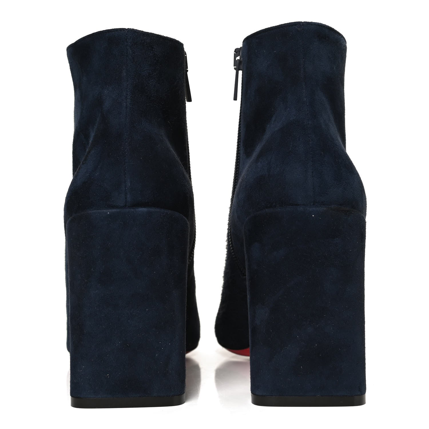 Christian Louboutin Suede Castarika Round Toe Ankle Booties 41 Nocturne 6 of 10