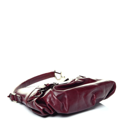 Christian Dior Calfskin Ballet Bag Dark Red 4 of 8