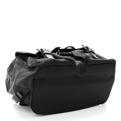 Prada Tessuto Nylon Saffiano Small Backpack Black 4 of 9