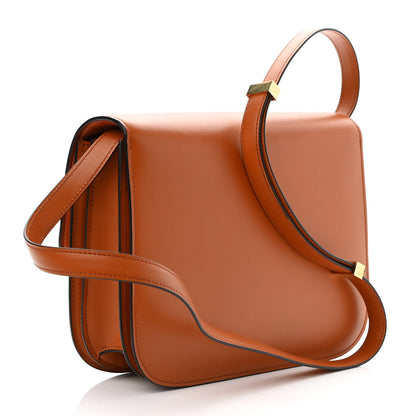 Celine Box Calfskin Medium Classic Box Flap Bag Chestnut 3 of 11