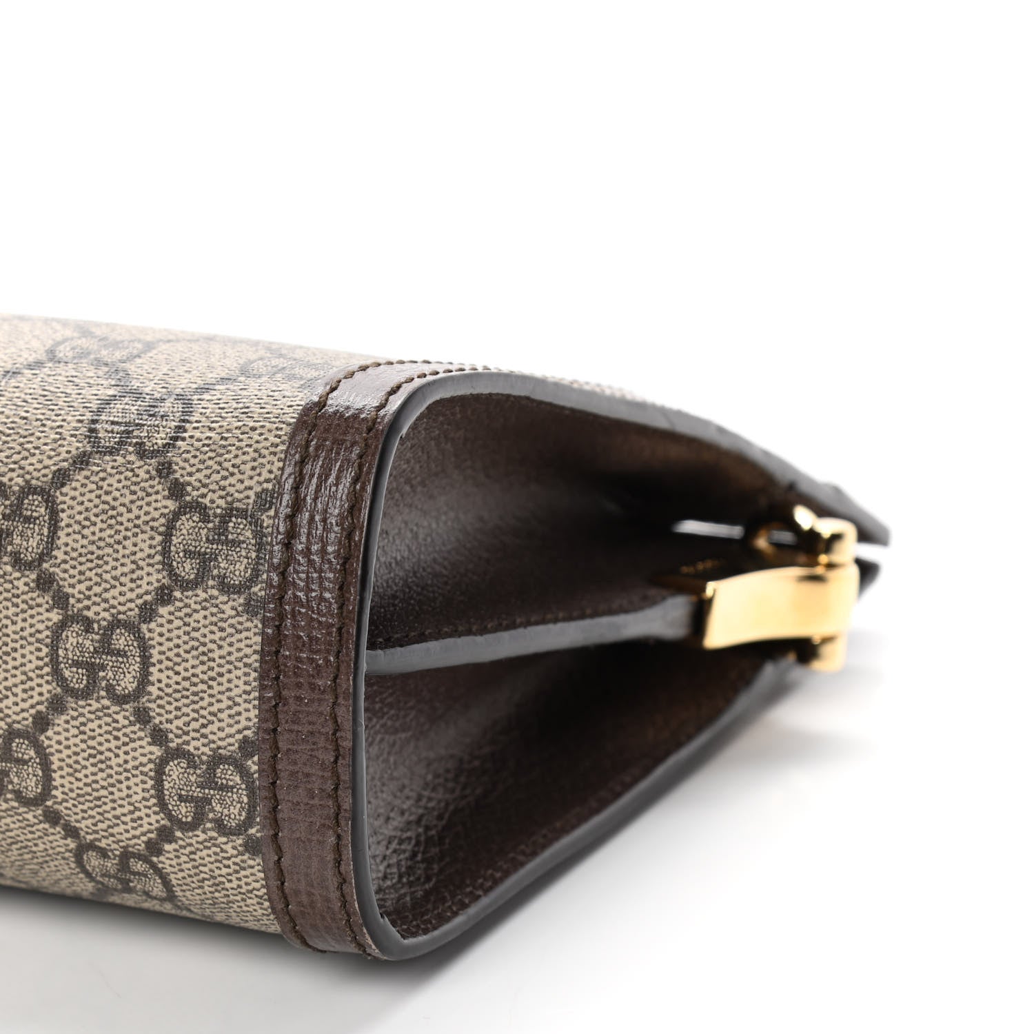 Gucci GG Supreme Monogram Web Small Ophidia Chain Shoulder Bag Brown 10 of 10