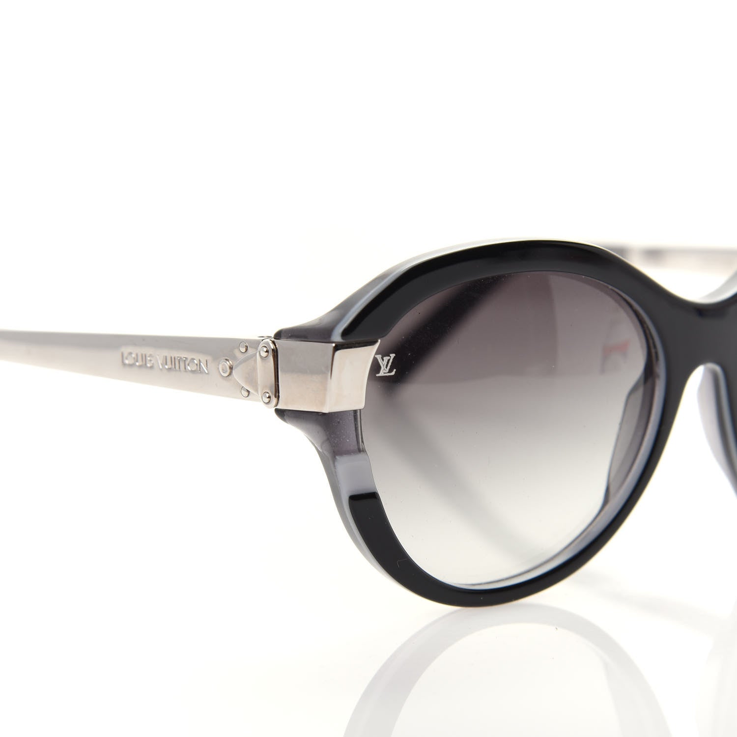 Louis Vuitton Acetate Petit Soupcon Cat Eye Sunglasses Z0489W Black 7 of 8