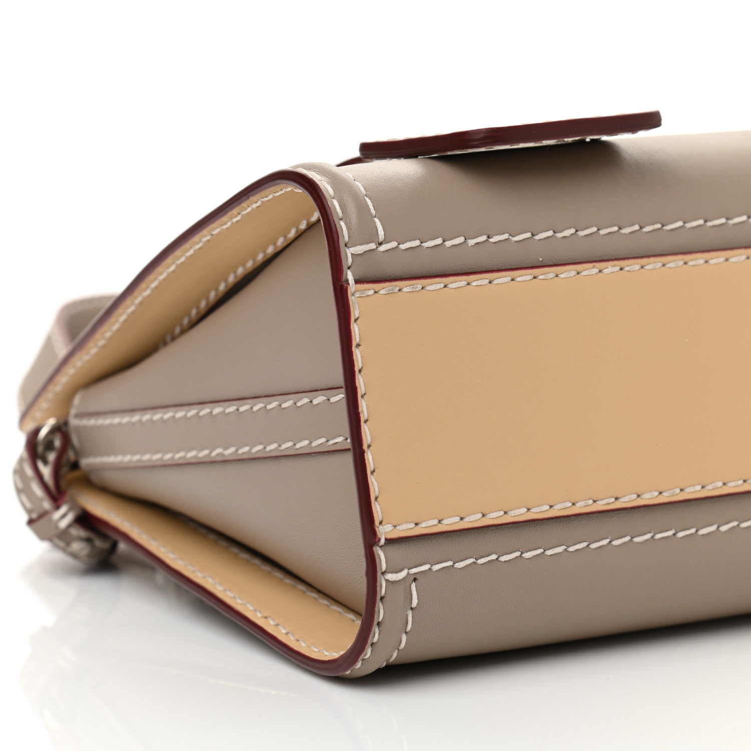 Alexander McQueen Calfskin The Short Story Shoulder Bag Taupe 5 of 14