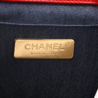 Chanel Lambskin CC Mania Backpack Red 6 of 9