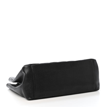 Chanel Caviar Quilted Grand Shopping Tote GST Black 3 of 4