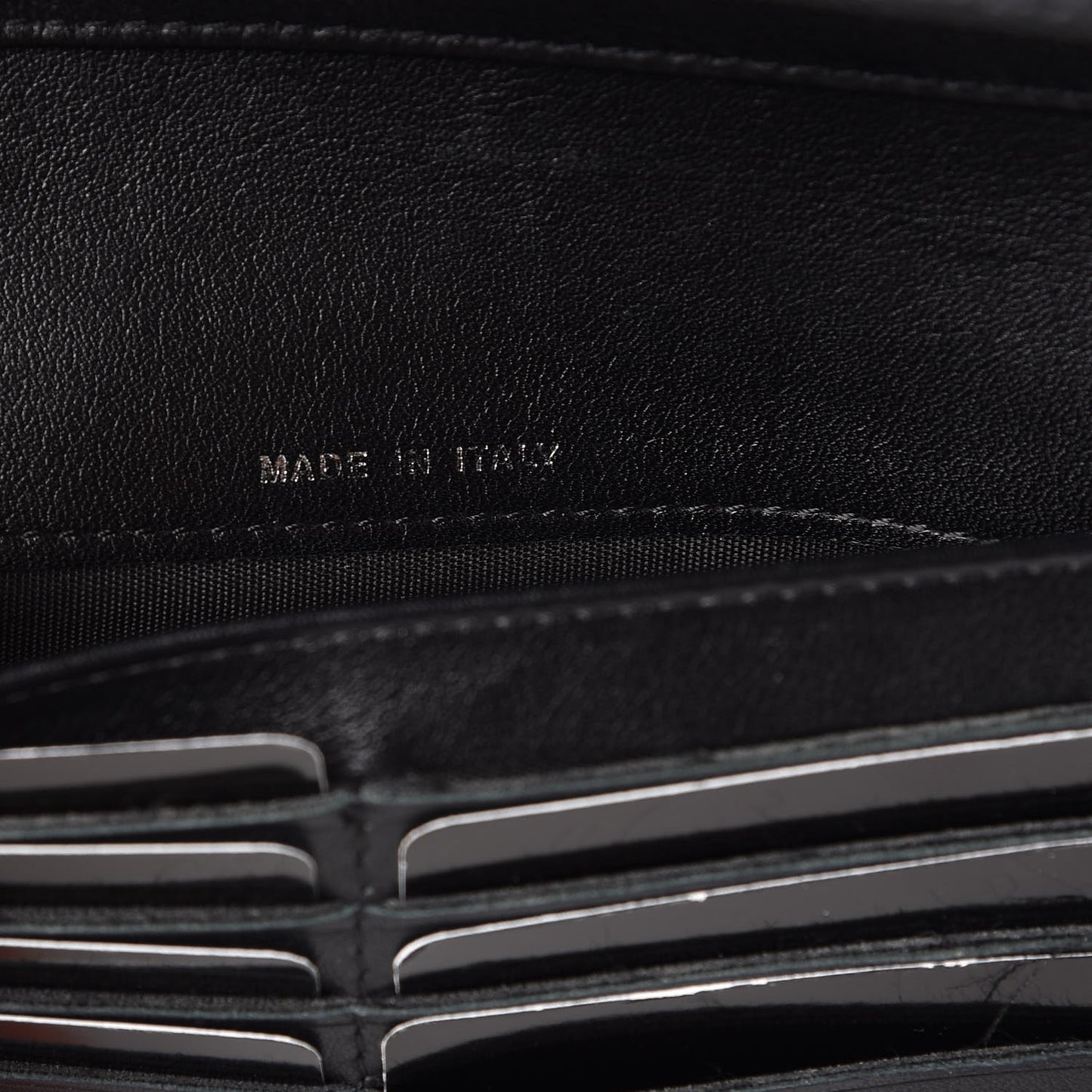 Caviar Timeless CC Flap Wallet Black