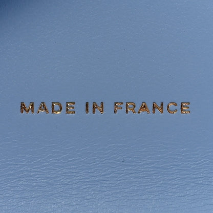 Chanel Caviar Quilted Compact Flap Wallet Light Blue 7 of 10