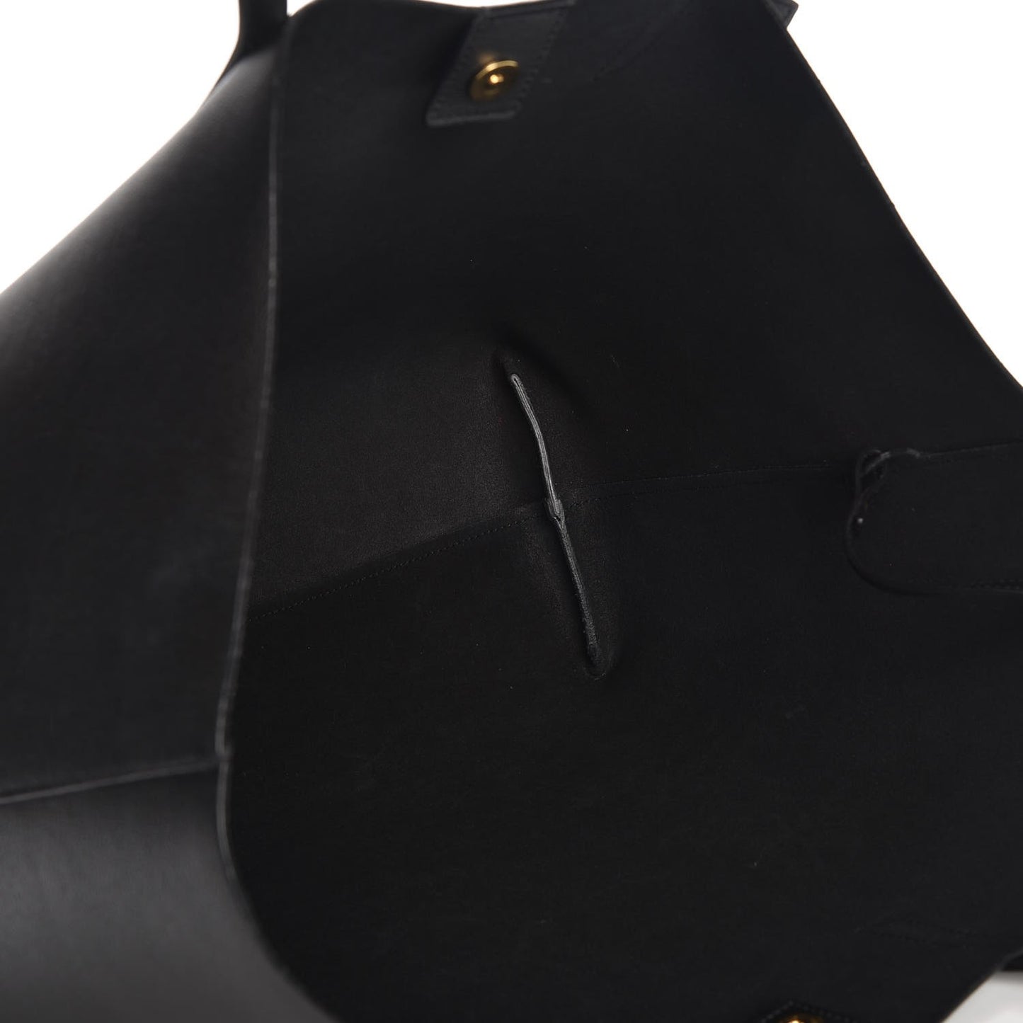 Calfskin Large Shopping Tote Black
