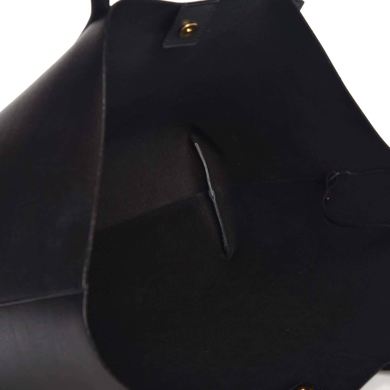 Saint Laurent Calfskin Large Shopping Tote Black 6 of 10