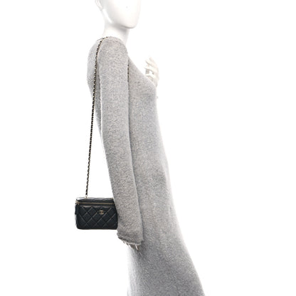 Chanel Caviar Quilted Small Vanity Case With Chain Black 2 of 10