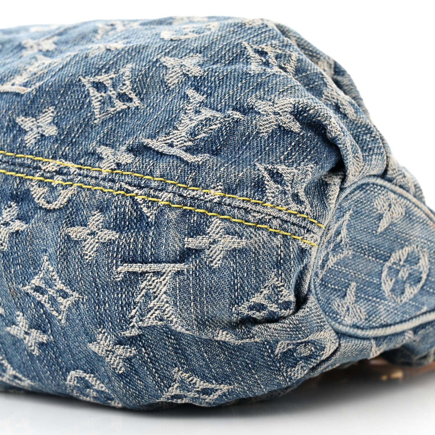 Louis Vuitton Monogram Denim Pleaty Blue 9 of 10