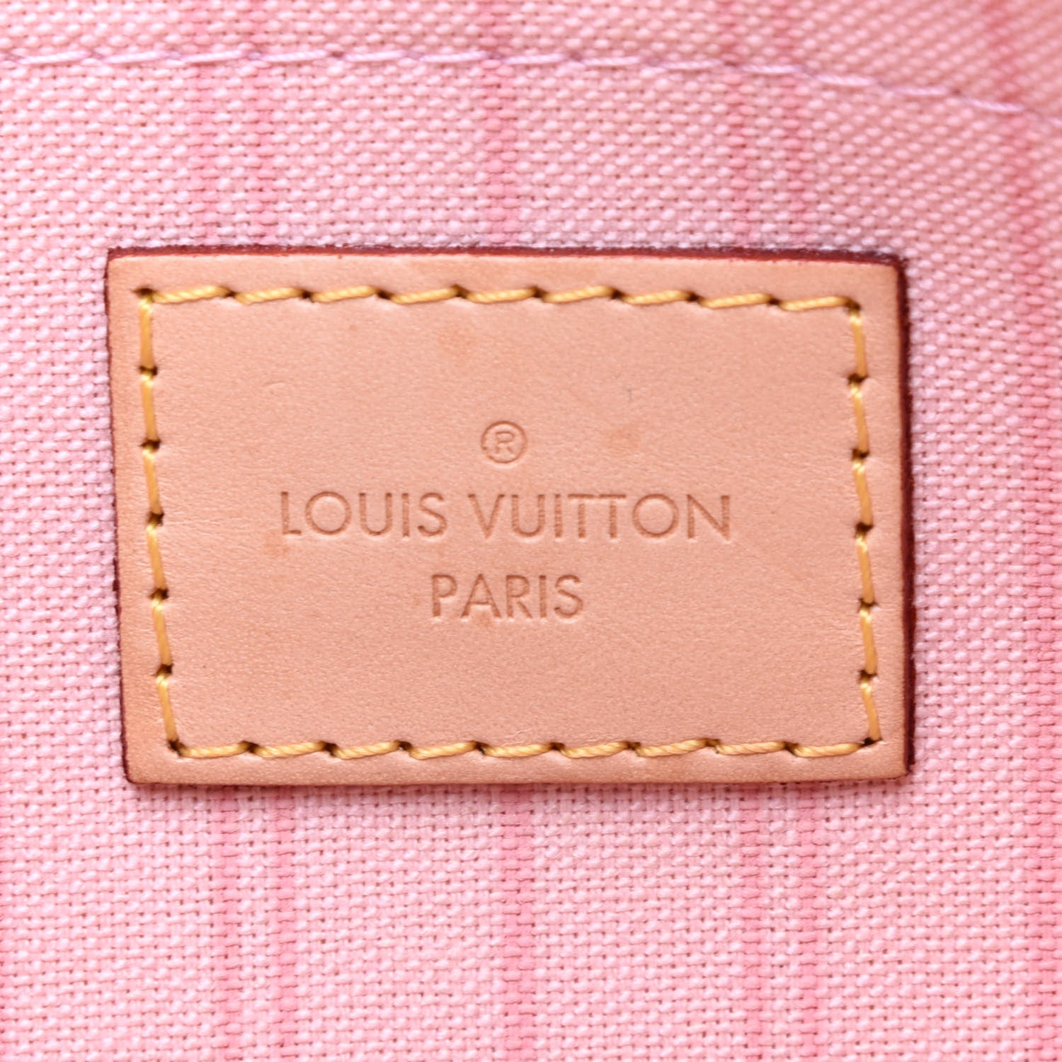 Louis Vuitton Damier Azur Neverfull MM GM Pochette Rose Ballerine 8 of 11