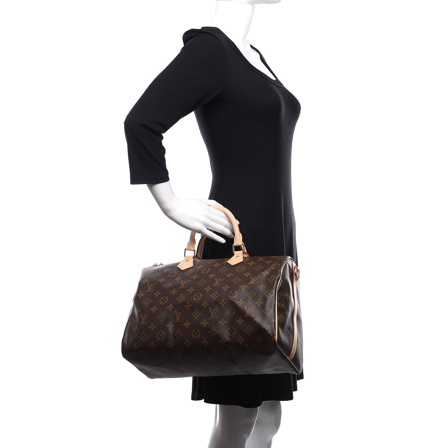 Louis Vuitton Monogram Speedy Bandouliere 35 3 of 10