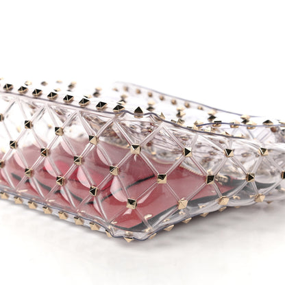Valentino Garavani PVC Medium Rockstud Spike Shoulder Bag 7 of 9