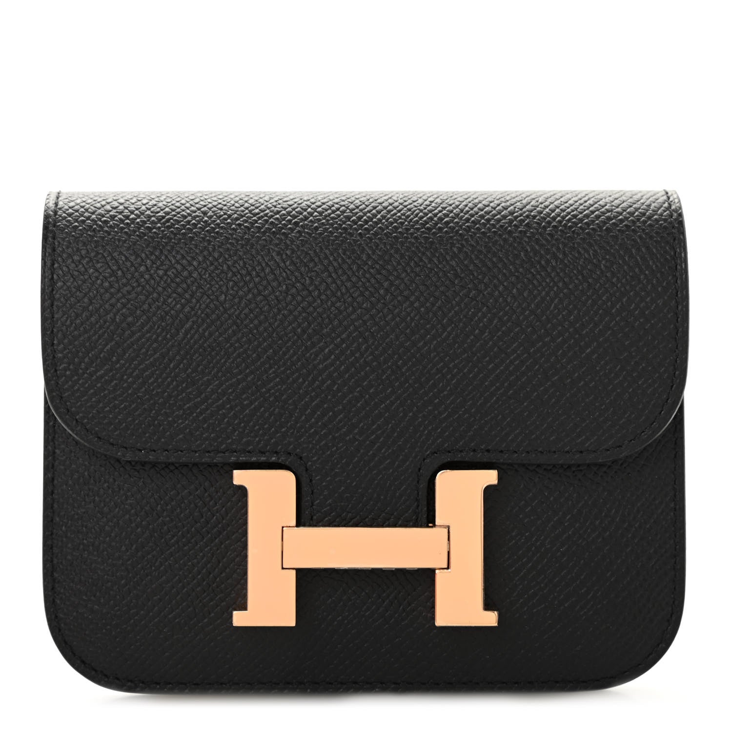 Hermes Epsom Constance Slim Wallet Black 1 of 11