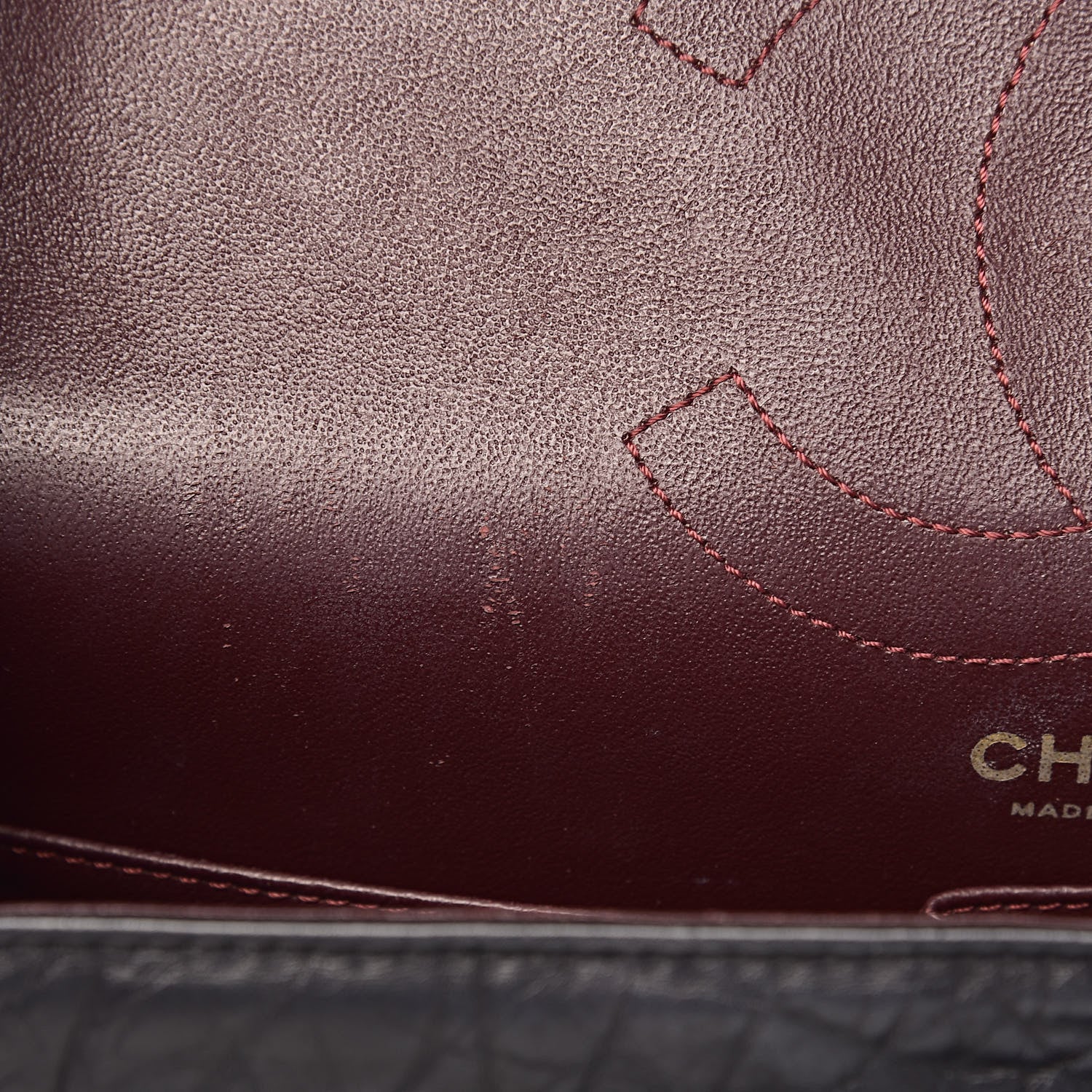 Chanel Aged Calfskin Quilted 2.55 Reissue 226 Flap Black 8 of 17