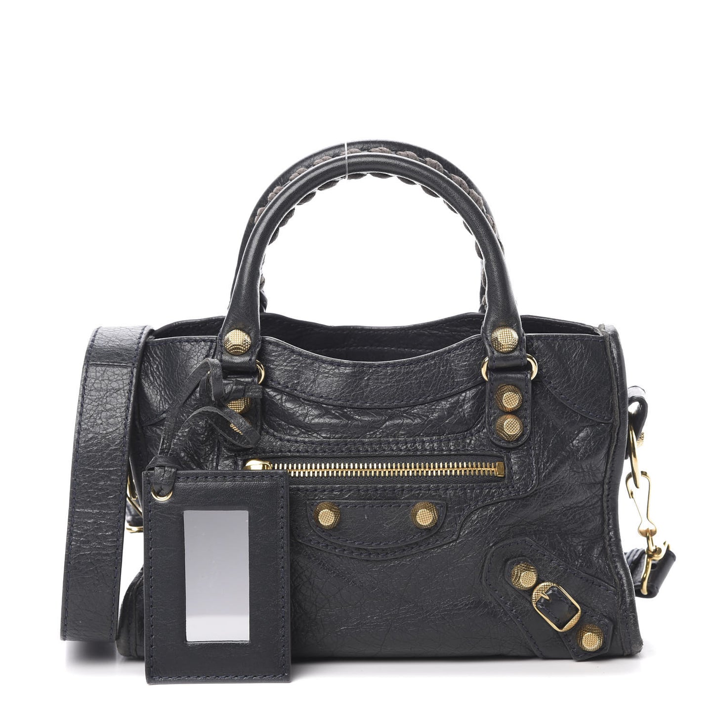 Agneau Giant 12 Gold Hardware Mini City Anthracite