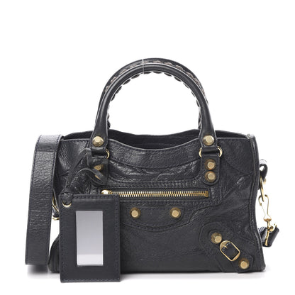 Balenciaga Agneau Giant 12 Gold Hardware Mini City Anthracite 1 of 15