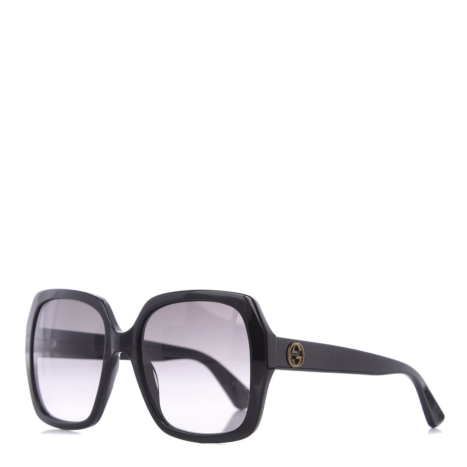 Gucci Acetate Square Frame GG0096S Sunglasses Black 1 of 8