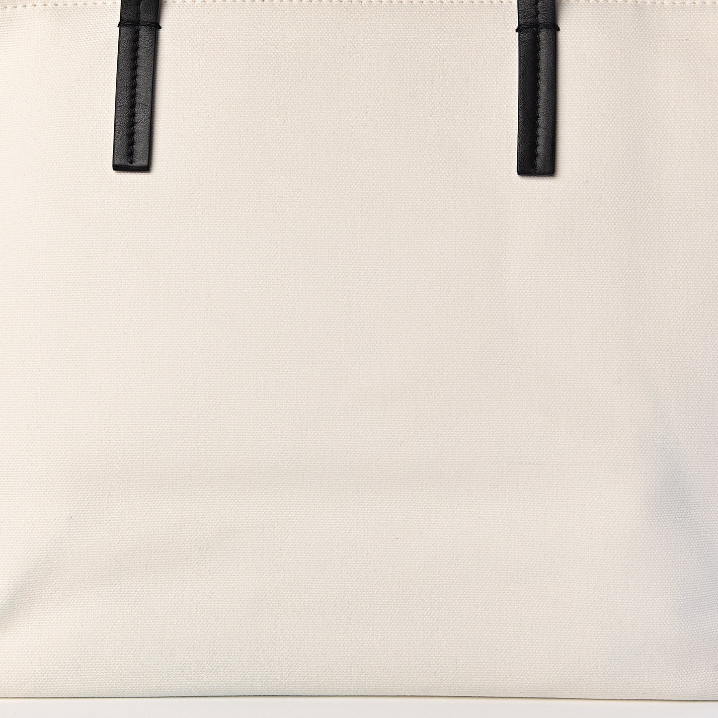 Canvas Logo Tote Black White