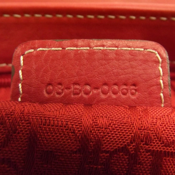 Leather Saint Germain Bag Red