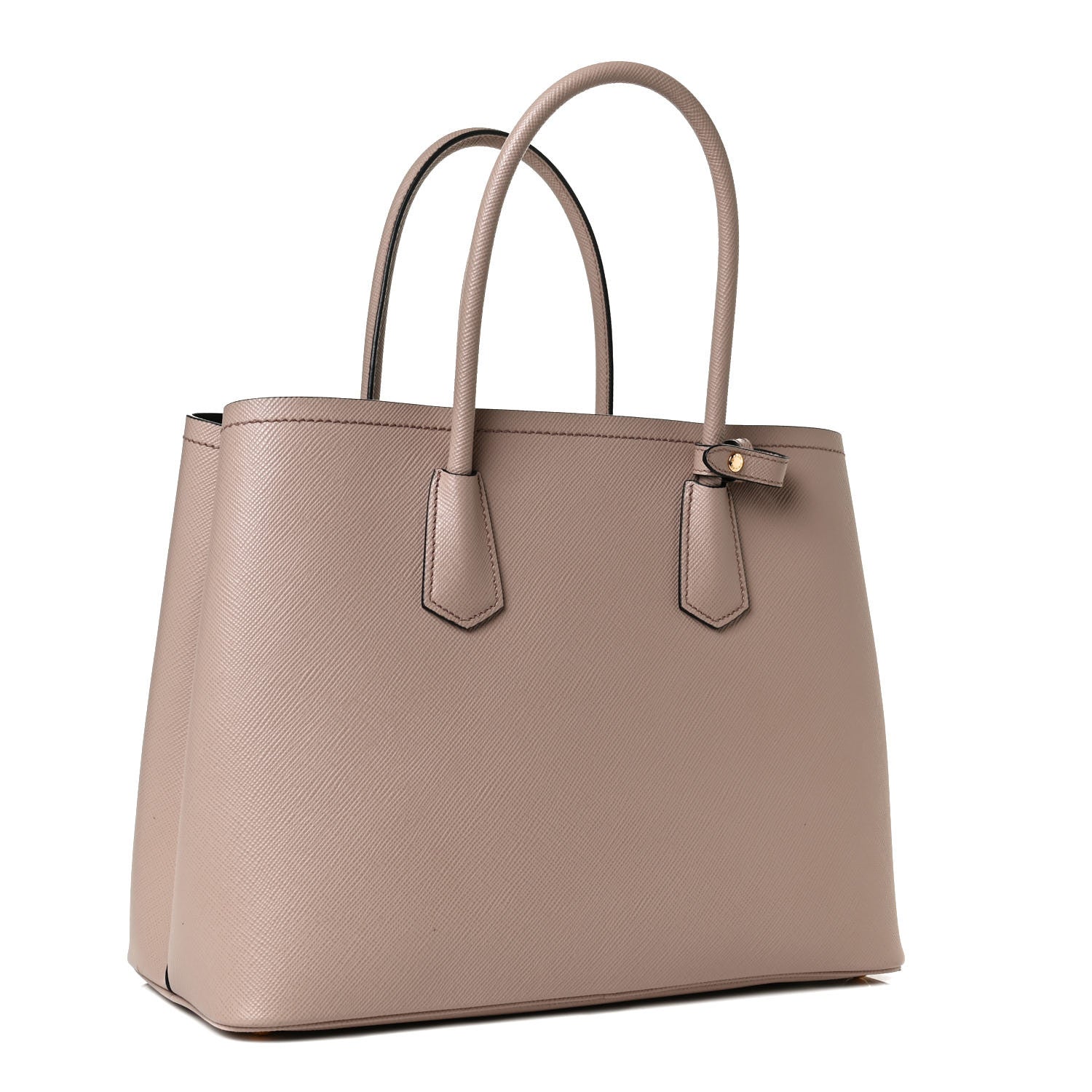 Prada Saffiano Cuir Medium Double Bag Cipria Black 3 of 13