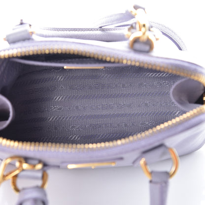 Prada Saffiano Lux Mini Promenade Tote Glicine 5 of 9