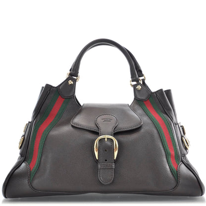 Gucci Calfskin Medium Heritage Shoulder Bag Brown 1 of 10