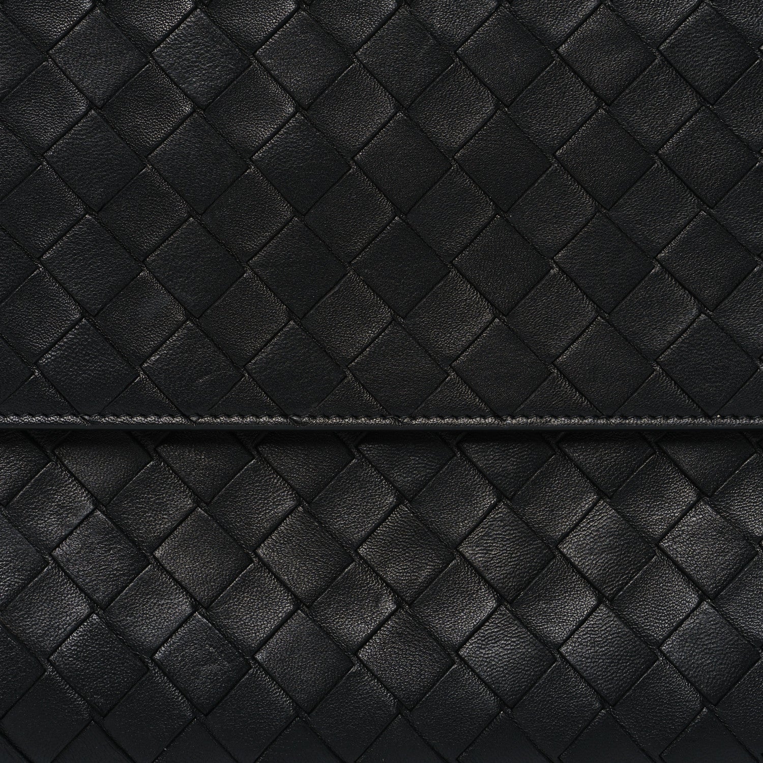 Bottega Veneta Nappa Intrecciato Flap Pouch Black 7 of 11