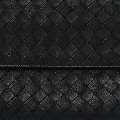Bottega Veneta Nappa Intrecciato Flap Pouch Black 7 of 11
