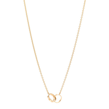 Cartier 18K Yellow Gold Interlocking LOVE Necklace 1 of 5