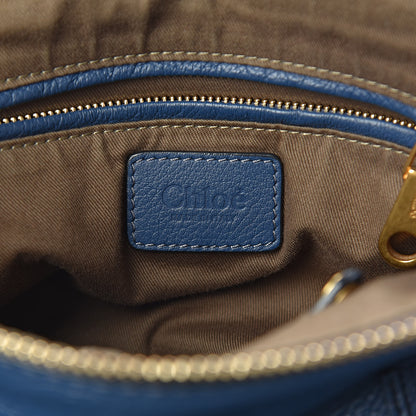 Chloe Calfskin Medium Marcie Satchel Royal Navy 6 of 11