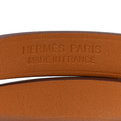 Hermes Swift Kelly Double Tour Bracelet T2 Gold 4 of 6