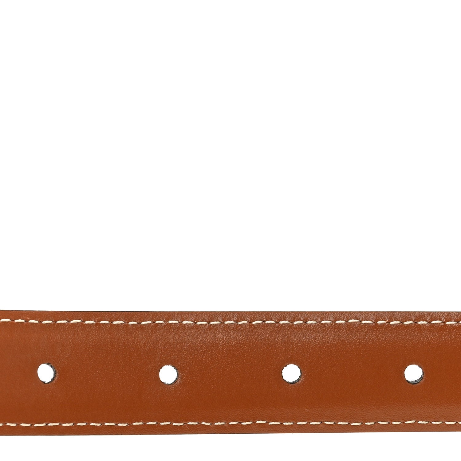 Celine Canvas Calfskin Medium 25mm Triomphe Belt 70 28 Tan 4 of 7