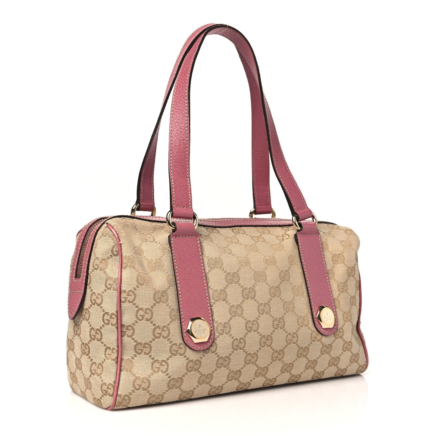 Gucci Monogram Small Charmy Boston Pink 3 of 10