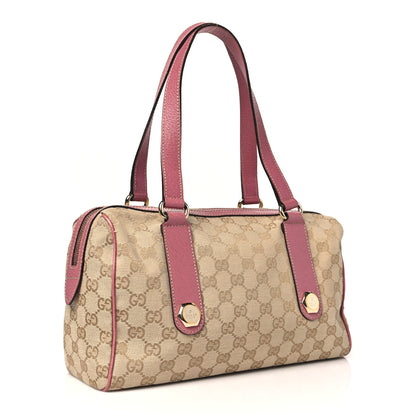 Gucci Monogram Small Charmy Boston Pink 3 of 10