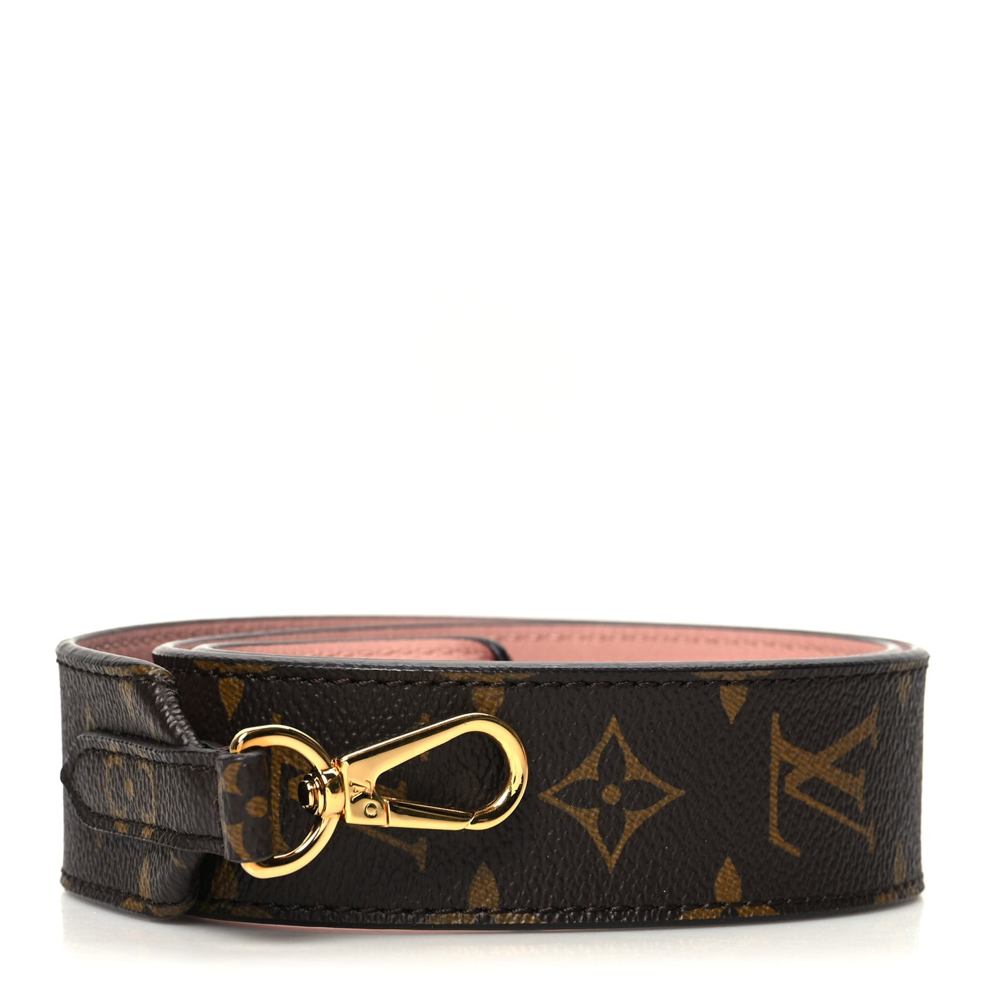 Monogram Bandouliere Shoulder Strap Rose Poudre