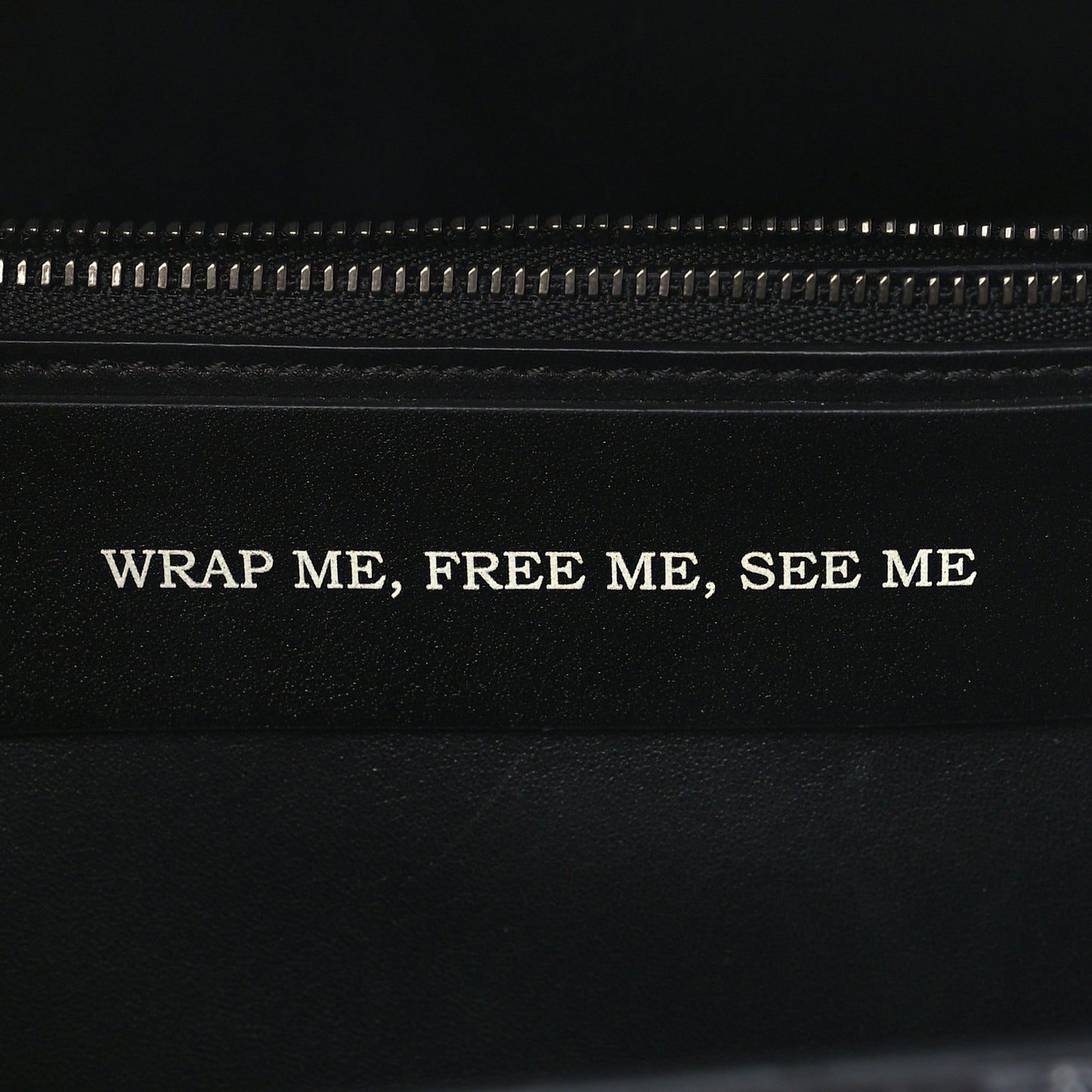 X UNDERCOVER Smooth Calfskin Rose Print VSling Shoulder Bag Black